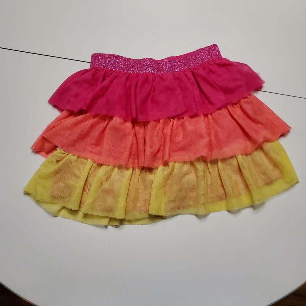 Sale Childrens Place 14 pink, orange, yellow skirt